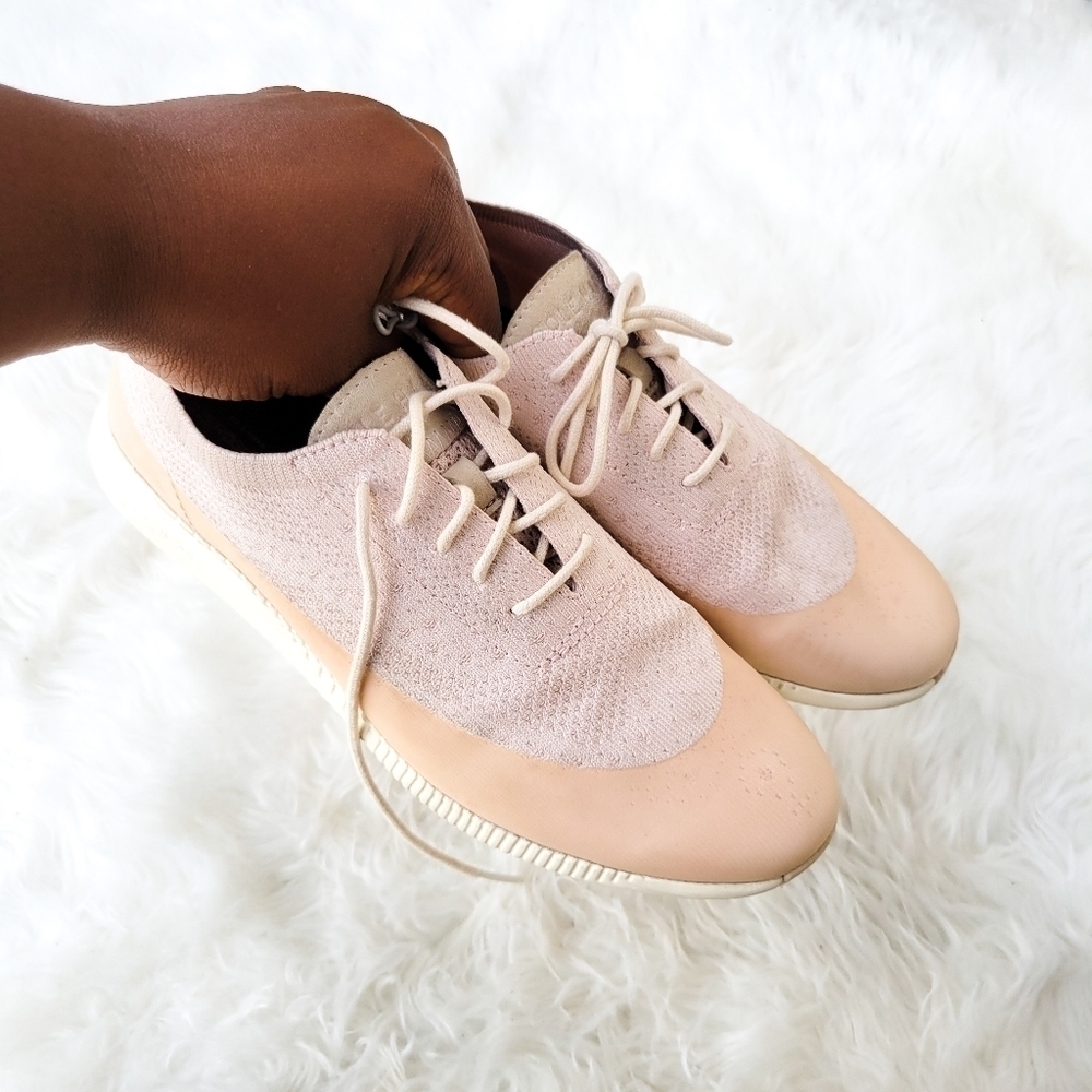 Cole Haan zero grand lace up sneakers Pastel Preppy Tennis Prep